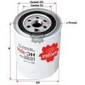 Масляный фильтр SAKURA HC1014