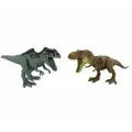 Интерактивный набор Mattel Jurassic Evolution T-Rex VS Giganotosaurus, длина 40см, высота 15см, 2 фигурки