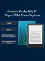 6 Amazon Kindle Kids 2024 (11th Gen) 16Gb(Без рекламы) Электронная книга + оригинальная обложка Ocean Explorer