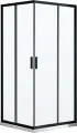 Душевой уголок Vincea Garda VSS-1G8012CLB без поддона, стеклянный, черный, 120x80, раздвижной, итальянский