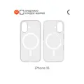 Чехол COMMO Силиконовый чехол COMMO Shield Case для Apple iPhone 16 с поддержкой беспроводной зарядки, прозрачный