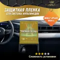 Защитная пленка для экрана мультимедиа Geely Atlas 2024 матовая
