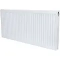 Радиатор панельный профильный ROMMER Ventil тип 21 - 300x1000 мм (подключение нижнее, цвет белый)