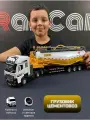 Игрушечная машина RanCap металлическая фура цементовоз с световыми и звуковыми эффектами 35 см