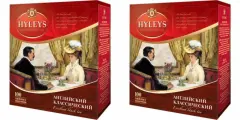 Hyleys Чай черный английский, классический, 100 пак, 2 уп.
