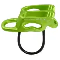 Страховочно-спусковое устройство «Лукошко V2», цвет зеленый/зеленый, грузоподъемность 500 кг, длина 9 см