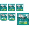 Сухой корм Purina ONE для домашних кошек с индейкой и цельными злаками, пакет, 1,5 кг, 6 шт