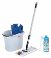Набор для уборки VILEDA УльтраСпидМини: держатель, МОП 602119, черенок, ведро с отжимом, дозатор, 143566