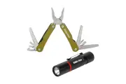 Набор Swiss+Tech мультитул + фонарик ST001014