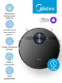 Робот-пылесос с Wi-Fi Midea VCR M7 EVO, LiDAR, сухая и влажная уборка, турбо-щетка, 8000 Па, HEPA-фильтр