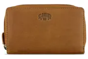 Кошелек KLONDIKE 1896, фактура гладкая, коричневый