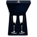 Набор фужеров серебро Виноградная с футляром АргентА