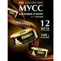 Корм консервированный для кошек и котят Четвероногий Гурман Golden line Мусс Говядина, 100 г х 12 шт.