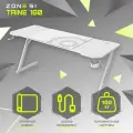 Игровой компьютерный стол ZONE 51 TRINE 160, White, белый, с кабель-каналами