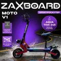 Электроскутер внедорожный ZAXBOARD MOTO V1 AQUA TEM-245, 1200W, 18AH, паспорт эсим, ручка газа.