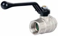 Кран шаровый Bugatti Oregon 03000 муфтовый 1, латунь, внутренняя, внутренняя