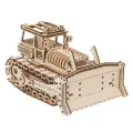Конструктор 3D TADI WOOD Бульдозер , дерево, 20 см, 299 деталей, сборка без клея