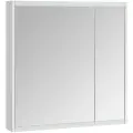 Зеркальный шкаф Aquaton Нортон 80 1A249202NT010 Белый глянец МДФ / ЛДСП белый