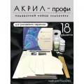 Художественный набор «акрил - профи», рисование акрилом, 18 предметов