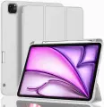 Чехол для планшета Apple iPad Air 13 (M3) 2025 / Air 13 (M2) 2024, iPad Pro 12.9 2022 2021 2020, держатель для стилуса, серый