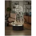 Ночник Light Insidе Кот 3D