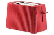 Тостер Alessi Plisse 850 Вт, красный