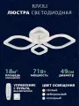 Светильник потолочный светодиодный Rivoli Megan 6110-108 с пультом ДУ, модерн, 71 Вт, 3038K - 6360К