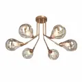 Люстра Vitaluce V4870-8/6PL 6хЕ14 Макс. 40Вт Светлая, Медь / Виталюче.