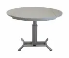 Стол трансформер Терминал B2359-1 круглый, диаметр 105, серый глянец