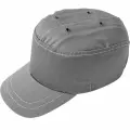 Каскетка Ампаро Престиж с козырьком и вентиляцией, серая, пластик/ткань