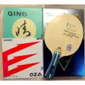 Длинные шипы + гибрид тензора и липучки Xiom OZA + Yinhe Qing, основание 729 Blue ALC Carbon (Атака + защита)
