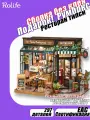 Без клея, Подарочный Интерьерный конструктор, Rolife Румбокс Tipsy Restaurant , DG167