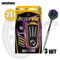 Вольфрамовые дротики 23gr WINMAU FOXFIRE steeltip для игры в Дартс (профессиональный уровень)