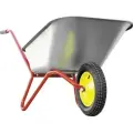 Тачка садовая Yard одноколесная, грузоподъемность 100кг, объем 80л, 66-8-075