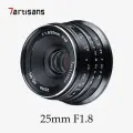 Широкоугольный объектив 7artisans 25 мм F1.8 APS-C с большой диафрагмой и оправой для фотографии с камерой Sony E Zev-10 X Z M43 с креплением, 25mm F1.8 Black, Nikon Z