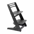 Растущий детский стул Rumbik IQ / для школьника / регулируемый ортопедический, антрацит