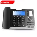 Zhongno Domestic System Computer Recording Telephone Landline Headset Professional Software Management Smart Screen Dialing Computer Call Storage Fixed Telephone G090 Upgraded Version Black