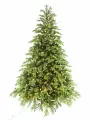 Ель искусственная Emerald зеленая 630 LED ламп теплый белый цвет 2,4 м