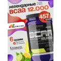 Ultimate Nutrition BCAA Powder 12000, Аминокислоты, БЦАА для набора мышечной массы и похудения, 457г вкус лимон - лайм