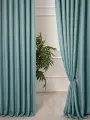Комплект штор Блэкаут рогожка 250 светло-бирюзовый (508-57) арт.2500 (150x250 - 2 шт.)