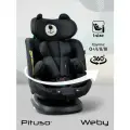 Автокресло детское гр. 0/1/2/3 Pituso Roys Weby i-Size, 360, от 0-36 кг, Black/черный, с ISOFIX
