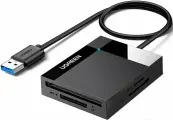 Кардридер UGREEN CR125 (30333) USB 3.0 All-in-One Card Reader. Длина 50 см. Цвет: серый