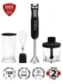 Блендер погружной ручной PHB 1594, 3 в 1: измельчитель, блендер, миксер; 15 скоростных режимов с плавной регулировкой