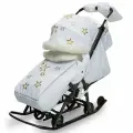 Санки-коляска Pikate Limited Edition White