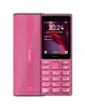 Кнопочный мобильный телефон Nokia 108 с большими кнопками и стильным дизайном (розовый)