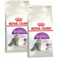 Сухой корм ROYAL CANIN SENSIBLE 33 для взрослых кошек при аллергии (4 кг + 4 кг)
