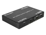 Коммутатор, усилитель распределитель IconBIT HS-2505, 2х4, поддержка 4K60
