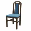 Стул деревянный астра, массив бука, темный орех синий