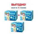 Подгузники-трусики набор GENKI Nepia высокой впитываемости р. L 9-14 кг 90 шт. (3 уп*30 шт) Оригинальные Япония