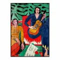 Набор для вышивания крестиком Матисс, Женщина, играющая на гитаре,11CT 3 порции